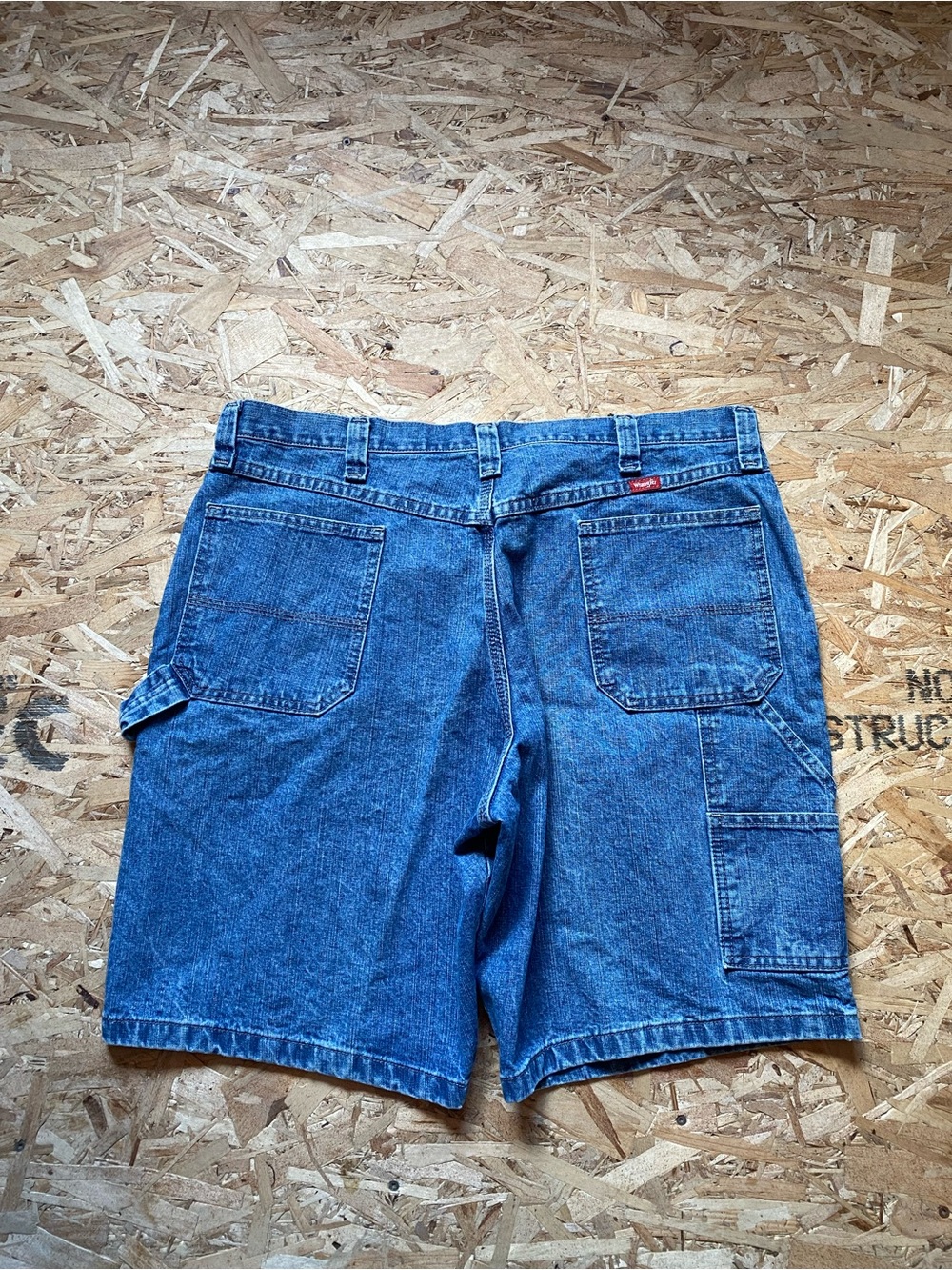 Men's Wrangler Blue Denim Carpenter jorts